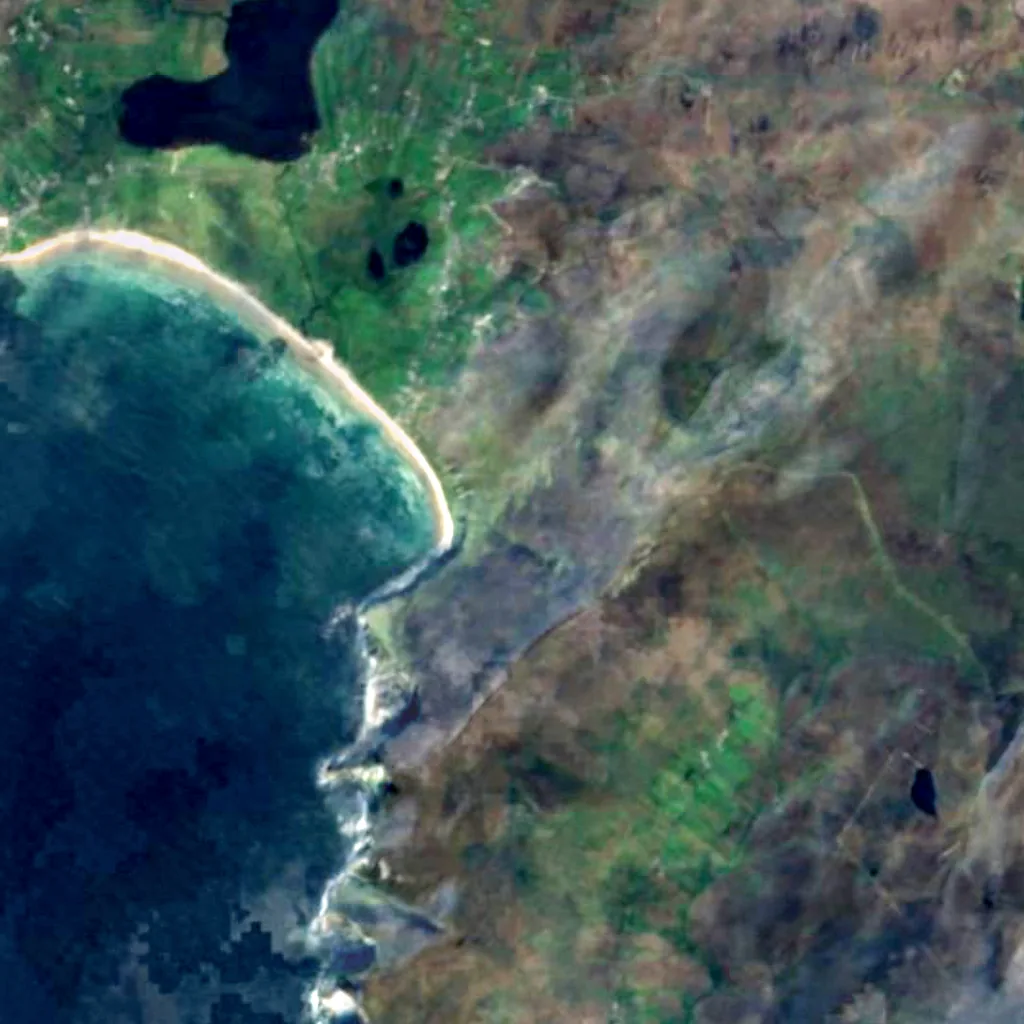 Achill Island von oben gesehen (Sentinel-2)