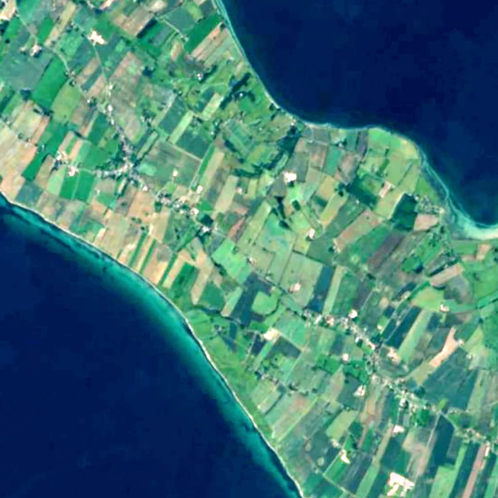 Ærø seen from above (Sentinel-2)
