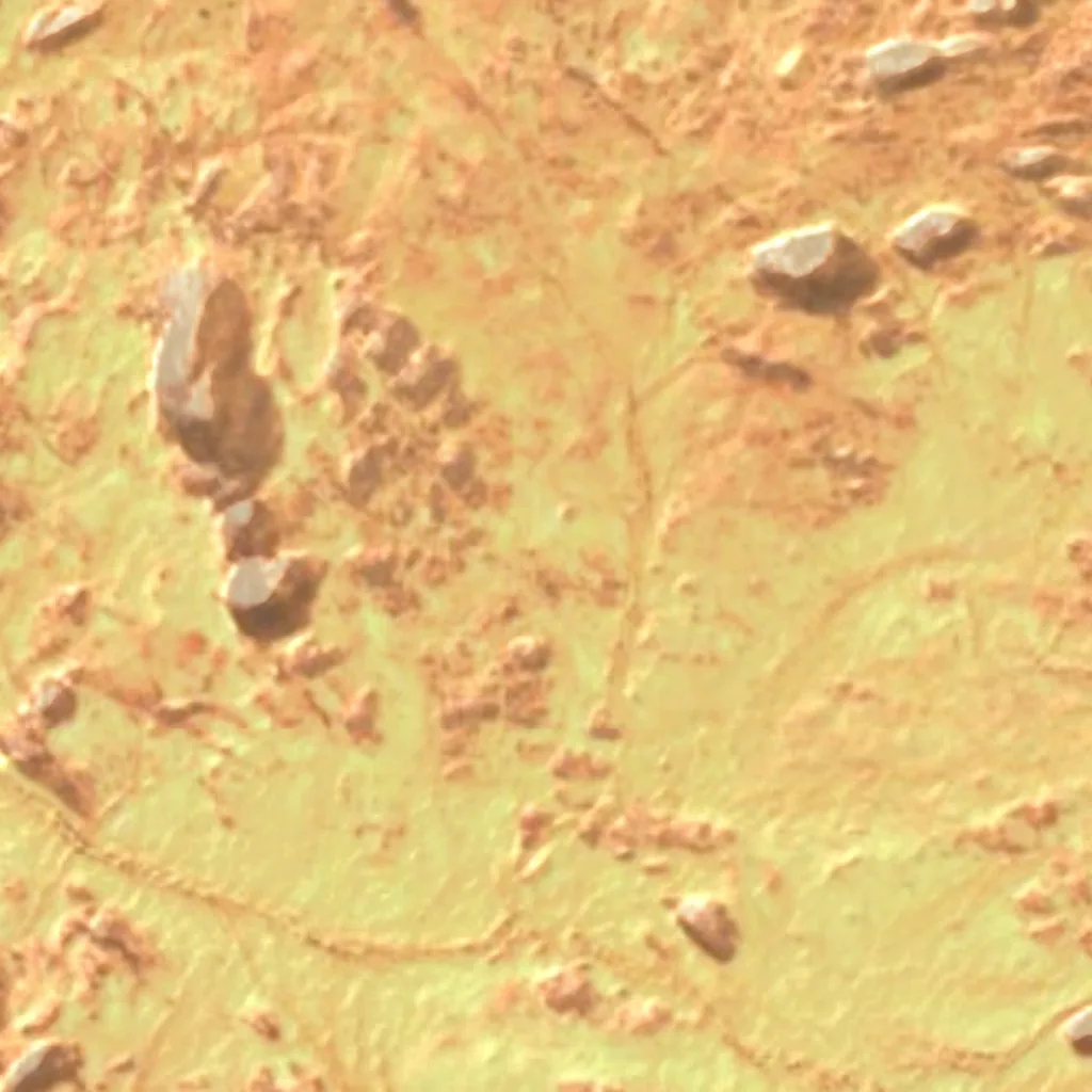 Montanhas de Aïr visto de cima (Sentinel-2)