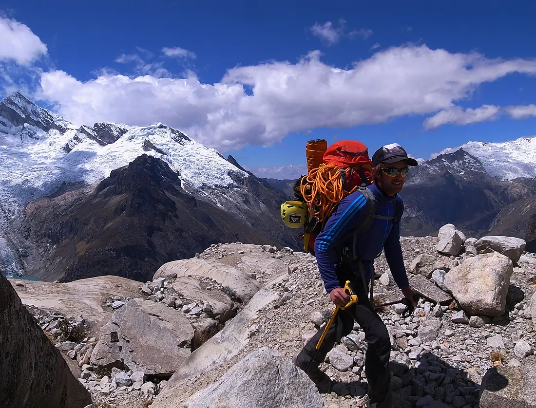 Climber in Peru