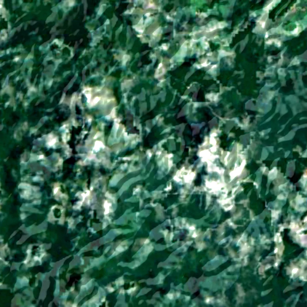 Amami Ōshima visto de cima (Sentinel-2)
