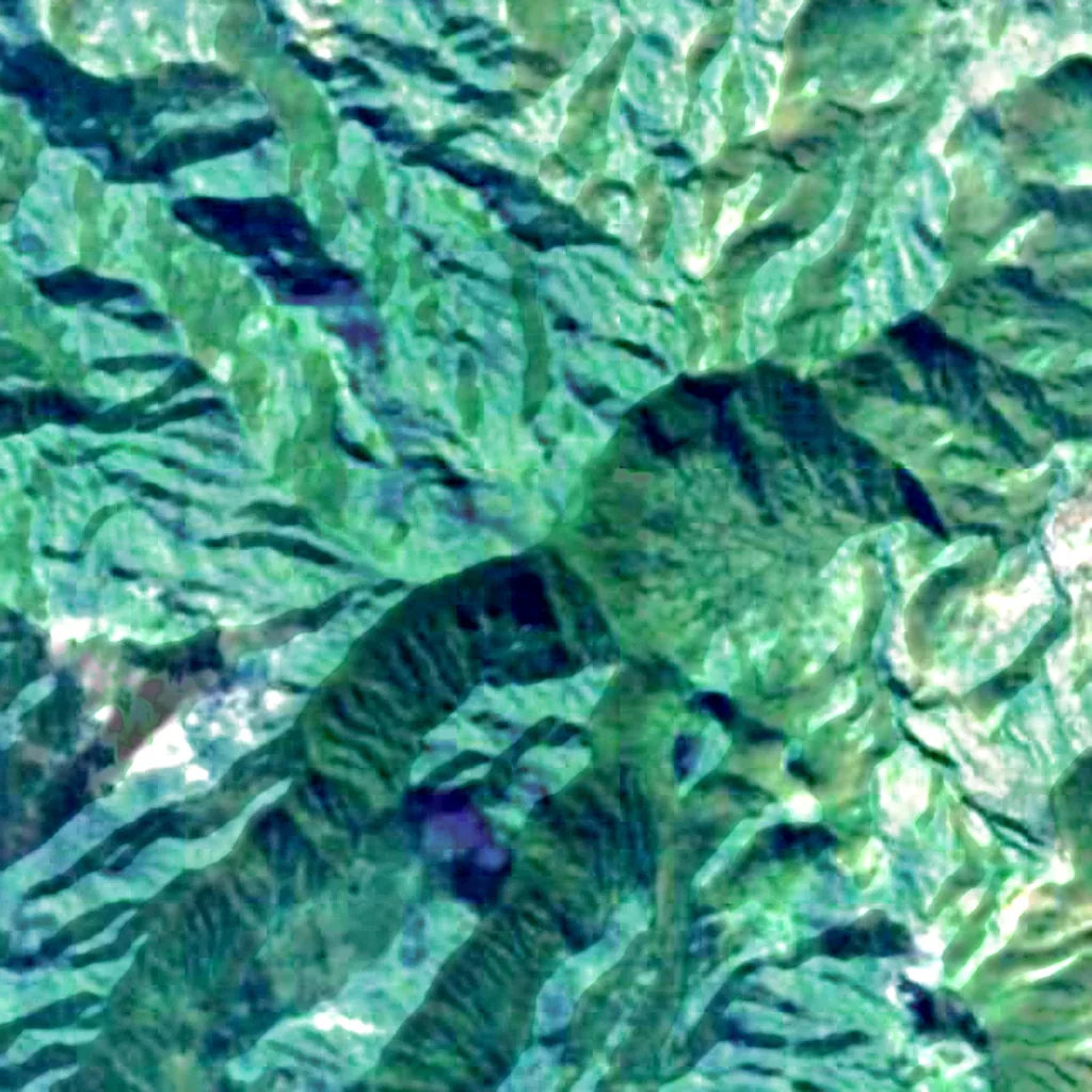 Anjouan seen from above (Sentinel-2)