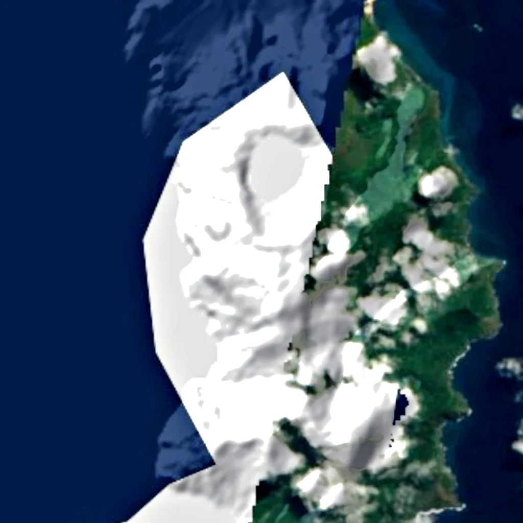 Provincia di Annobón visto dall'alto (Sentinel-2)