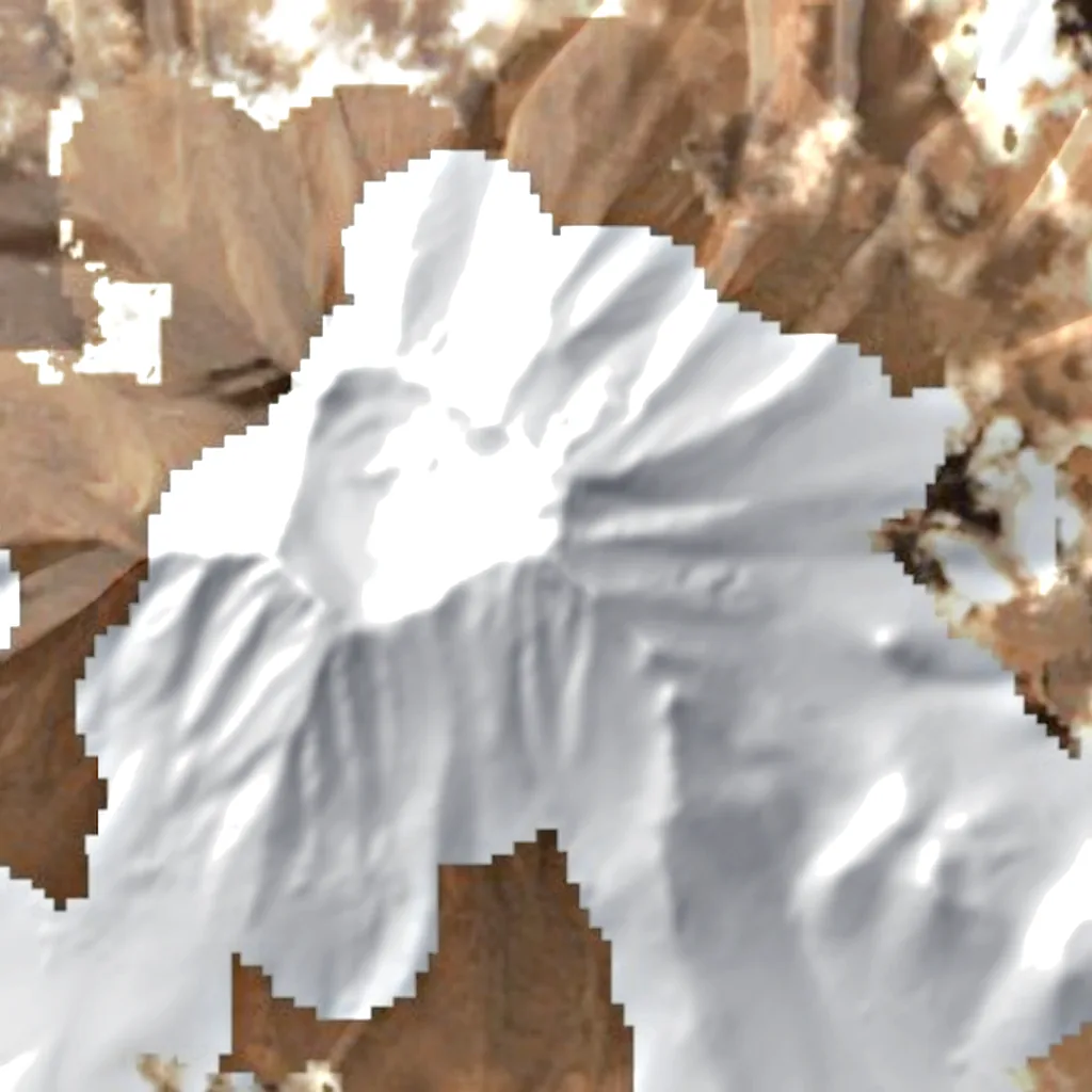 Aracar visto dall'alto (Sentinel-2)