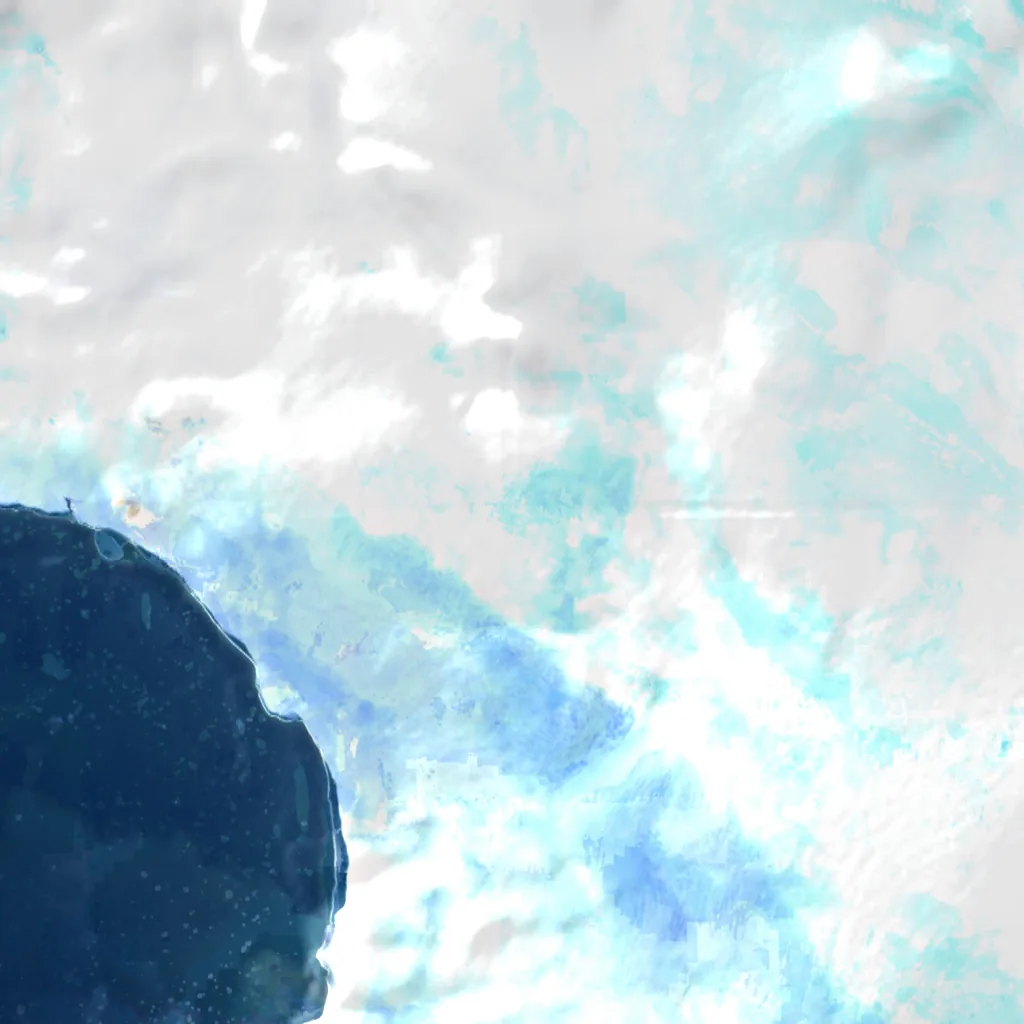 Arctic desert visto dall'alto (Sentinel-2)