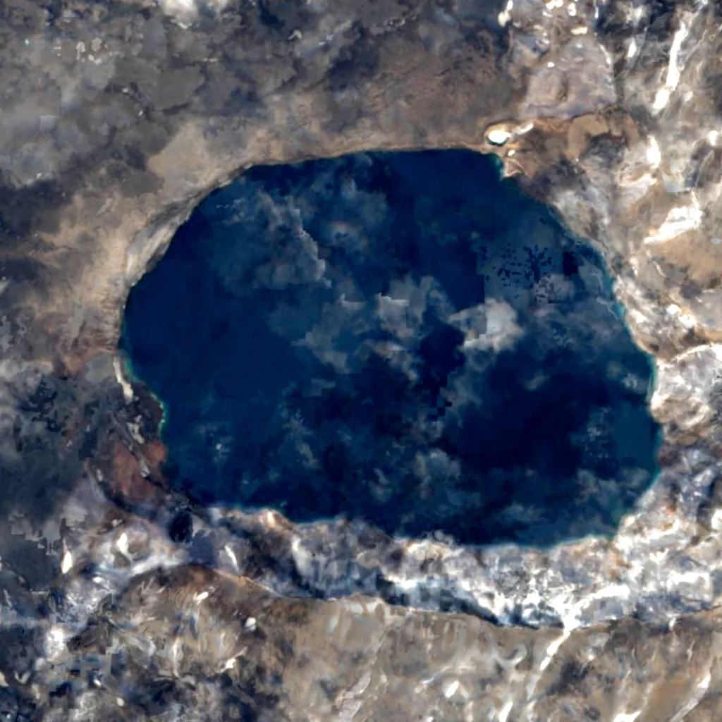 Askja vu d'en haut (Sentinel-2)