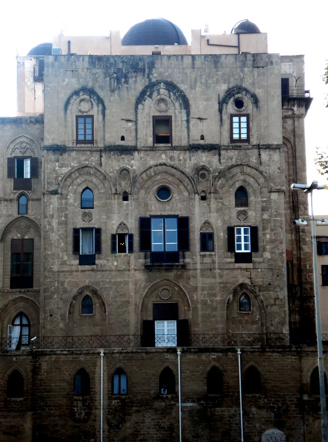 0564 - Palermo - Palazzo dei Normanni, facciata principale - Foto Giovanni Dall'Orto, 28-Sept-2006