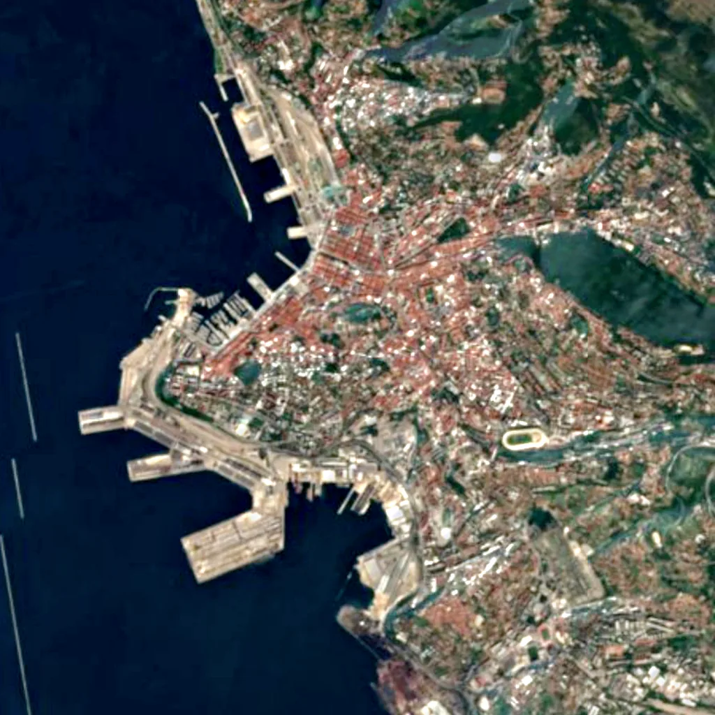Astronomical Observatory of Trieste seen from above (Sentinel-2)