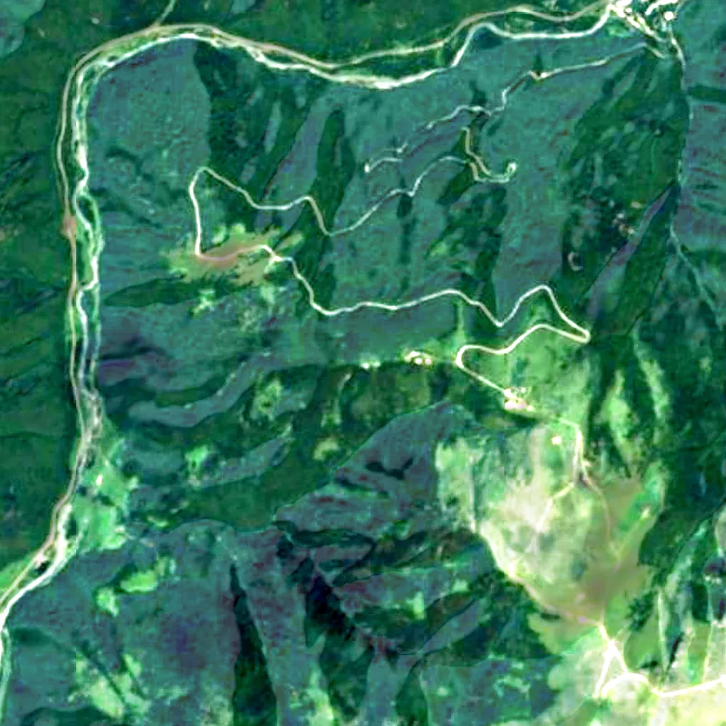 Astronomical station at North Caucasus of Kazan Federal University seen from above (Sentinel-2)