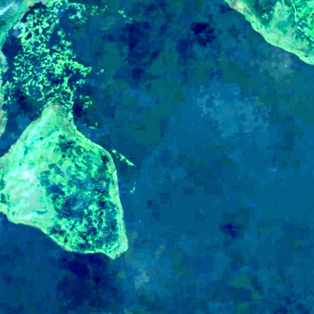 Osveya visto desde arriba (Sentinel-2)
