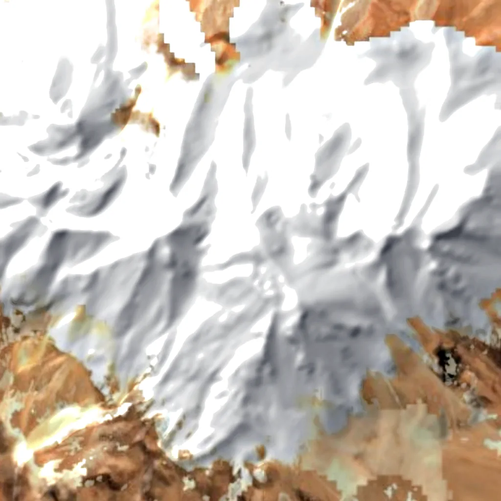 Aucanquilcha visto dall'alto (Sentinel-2)