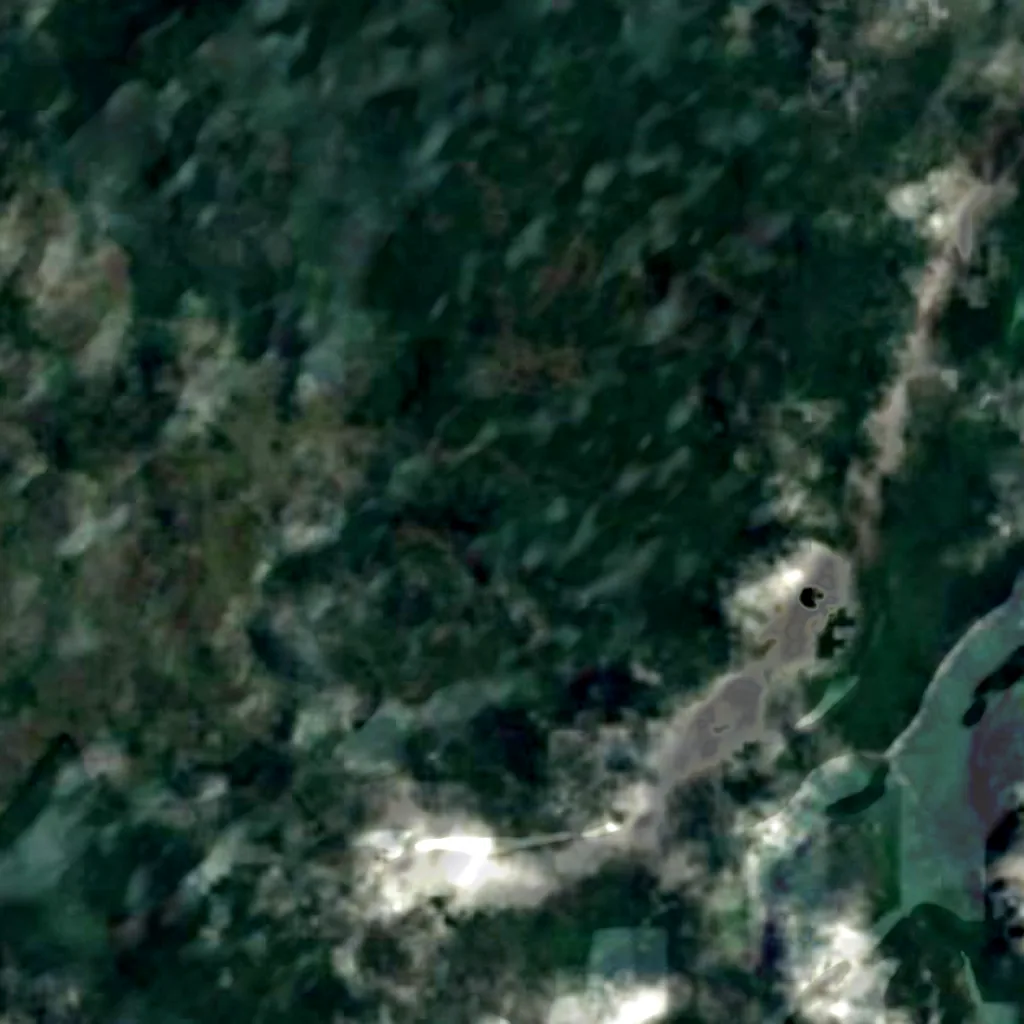 Auyán Tepuy visto dall'alto (Sentinel-2)