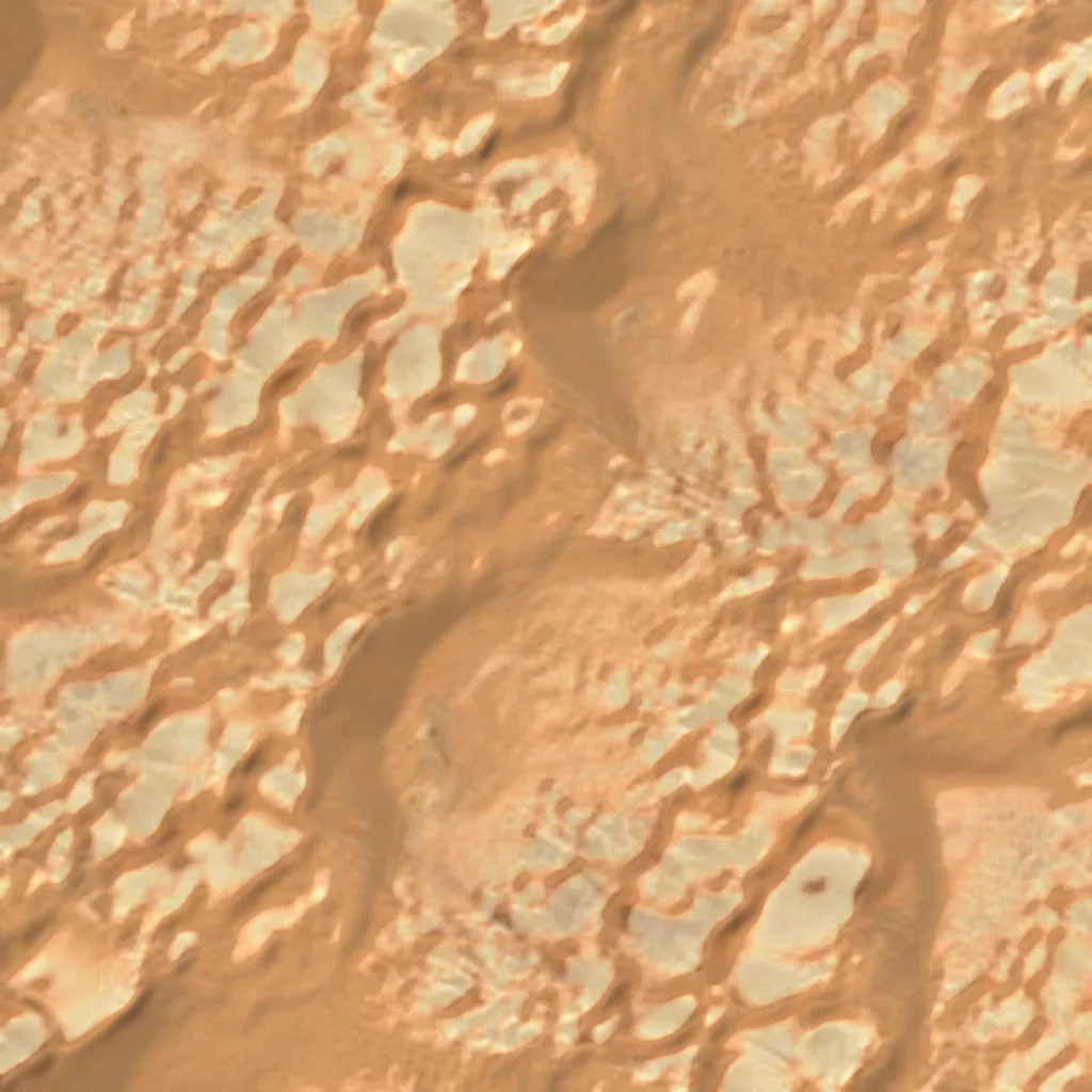 Badain Jaran Desert seen from above (Sentinel-2)