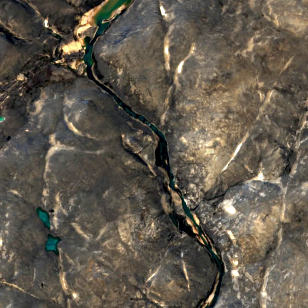 Baffin Island seen from above (Sentinel-2)