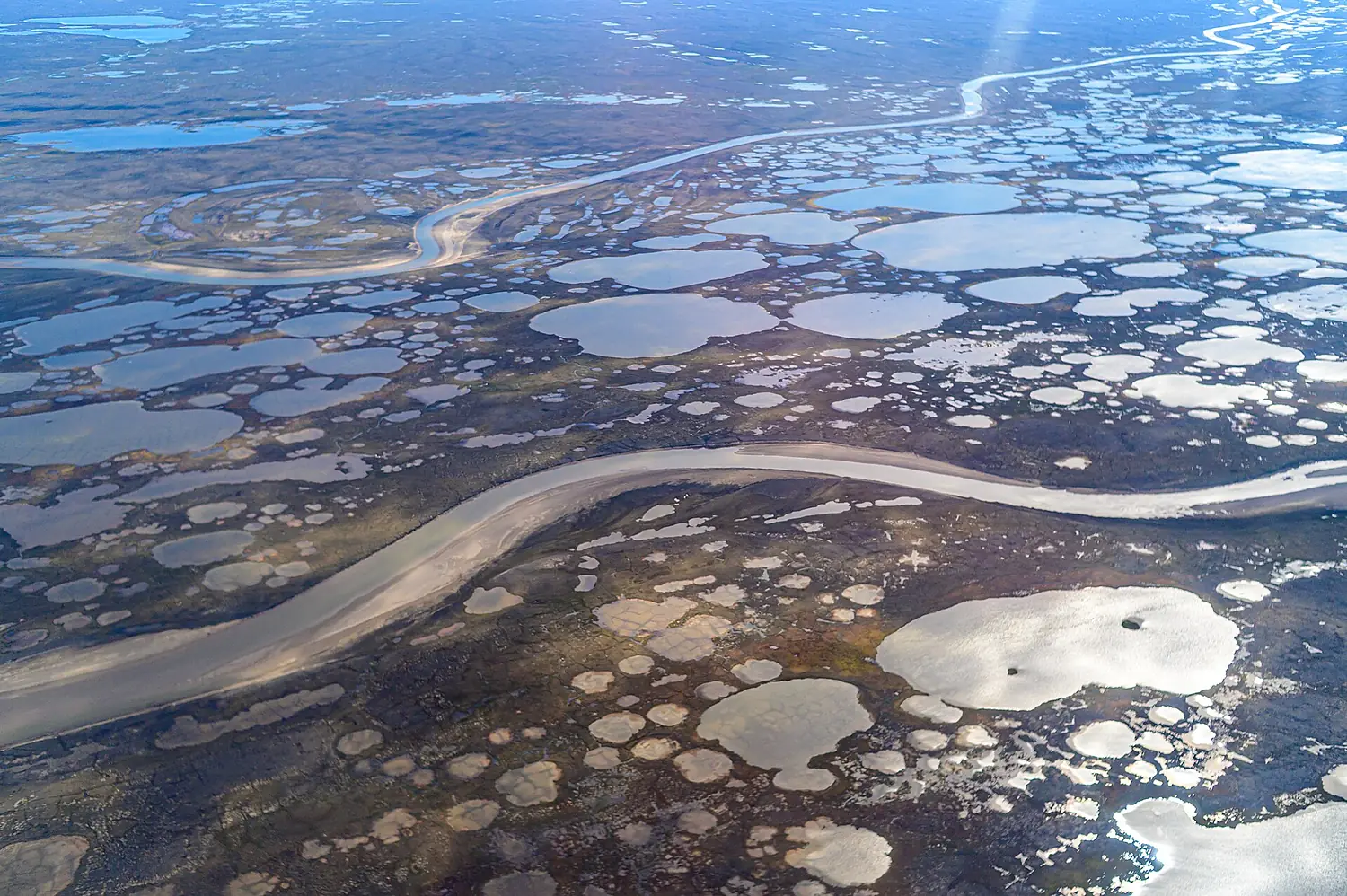 Thermokarst Landscape of Banks Island 08