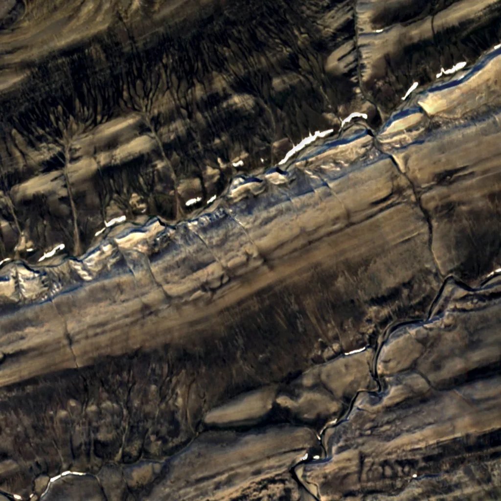 Bathursteiland van boven gezien (Sentinel-2)