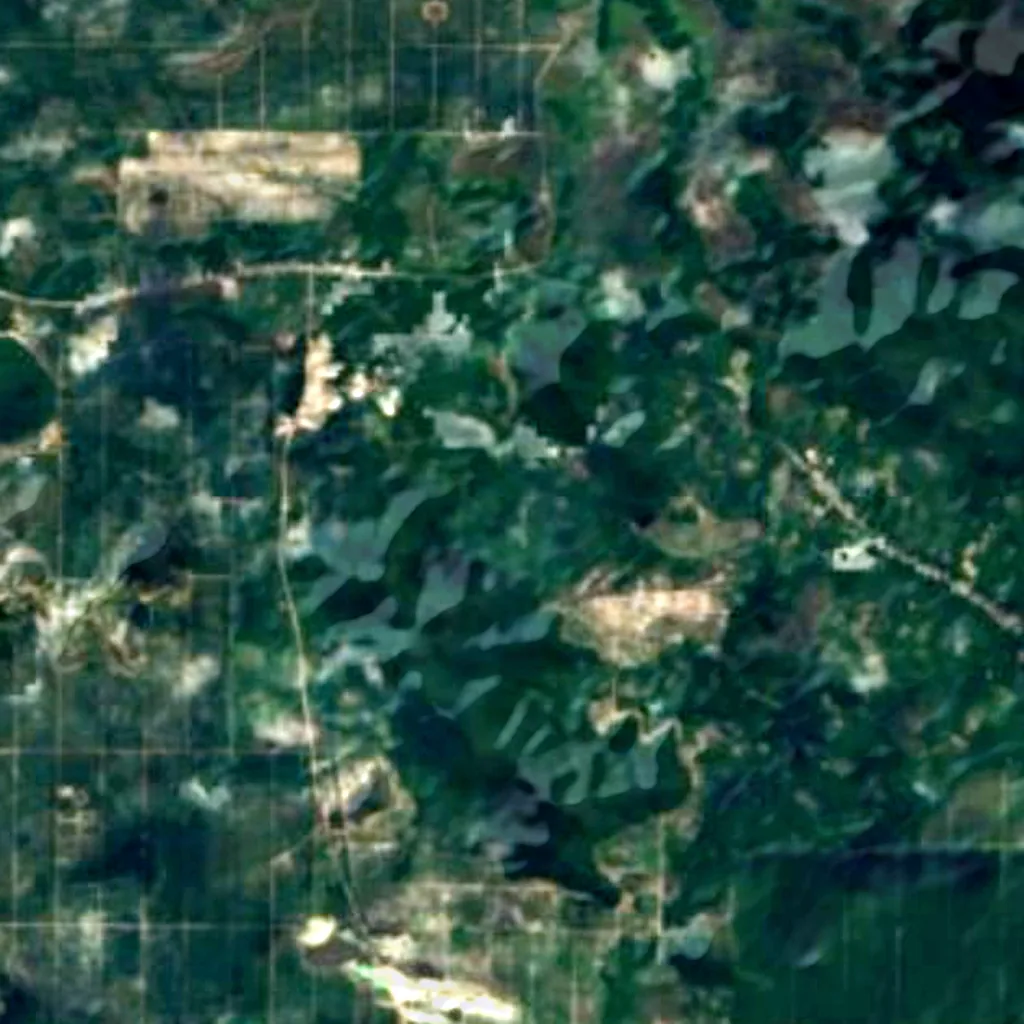 Belitung visto dall'alto (Sentinel-2)