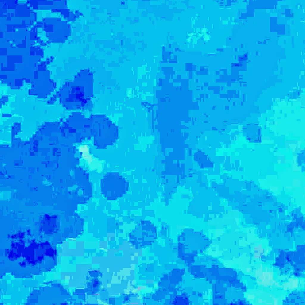 Lac Beloïe vu d'en haut (Sentinel-2)