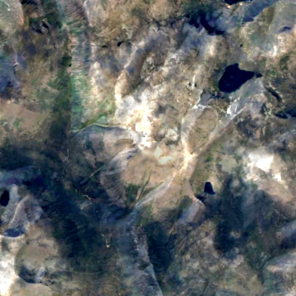 Ben Macdui visto de cima (Sentinel-2)