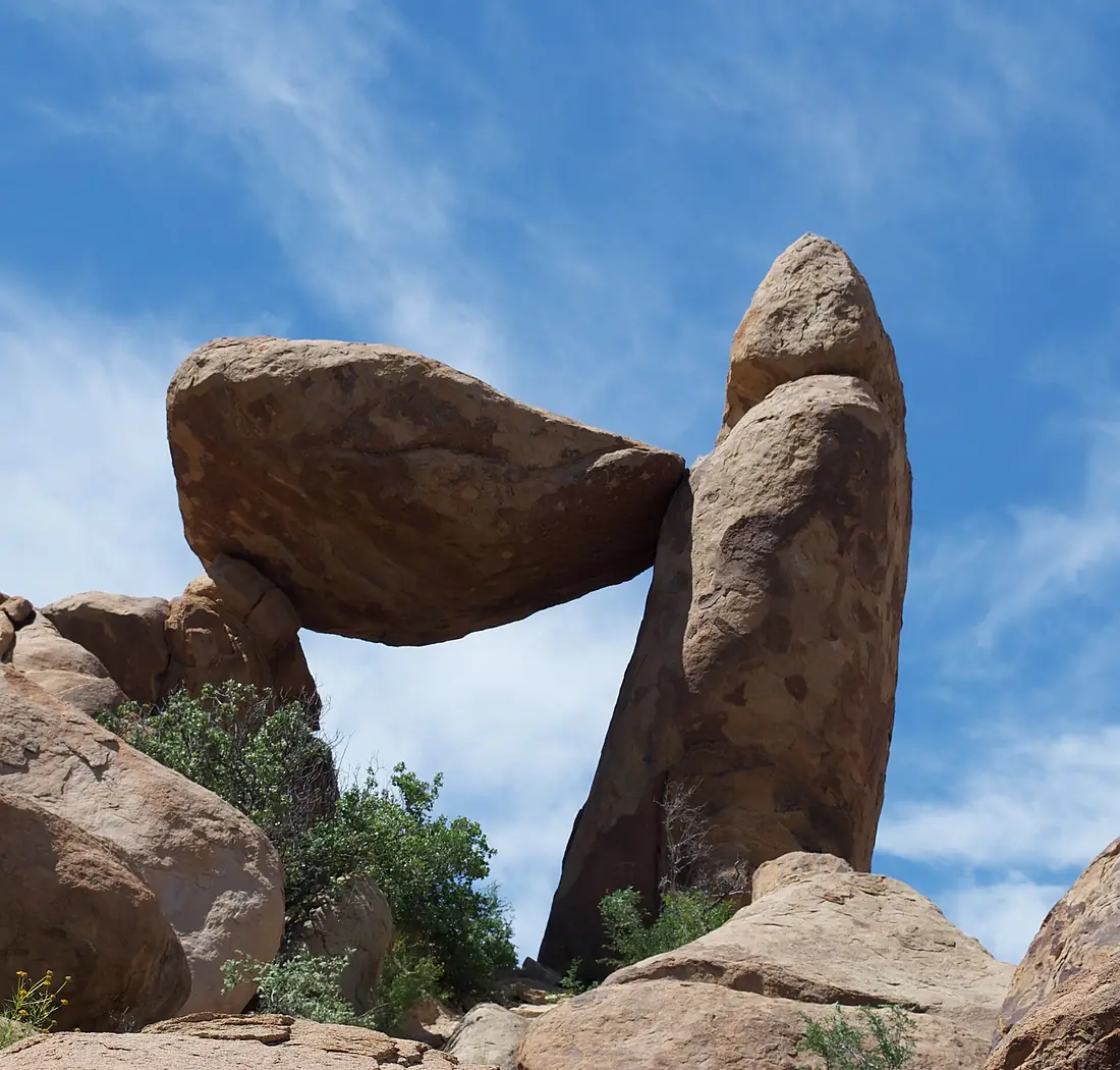 Balanced Rock in Big bend