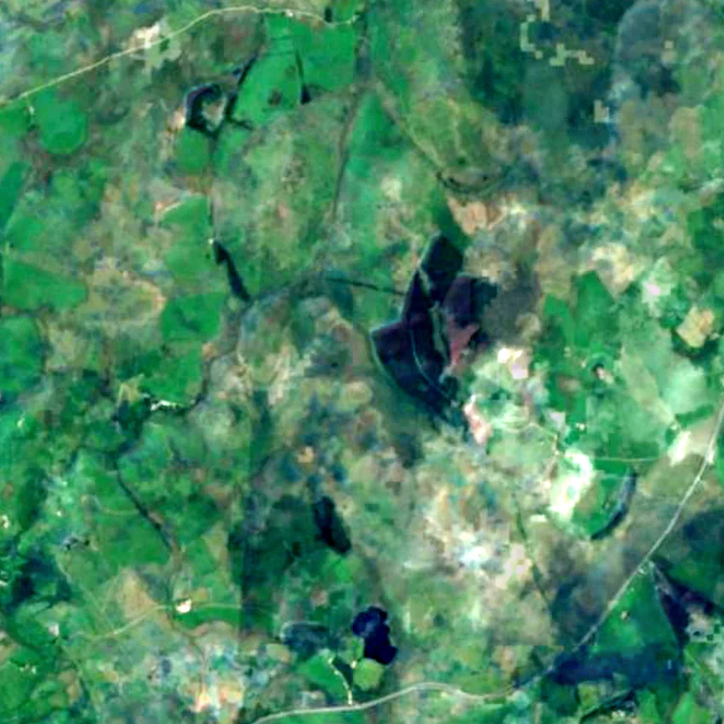 Bodmin Moor van boven gezien (Sentinel-2)