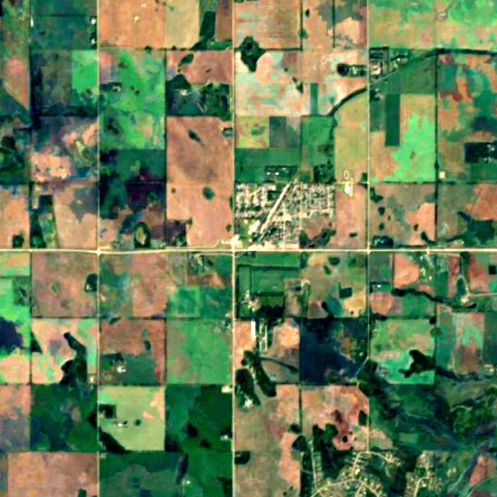 Bon Accord van boven gezien (Sentinel-2)