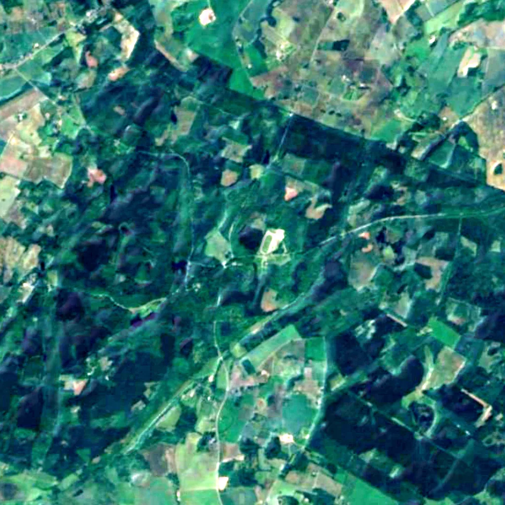 Bornholm von oben gesehen (Sentinel-2)