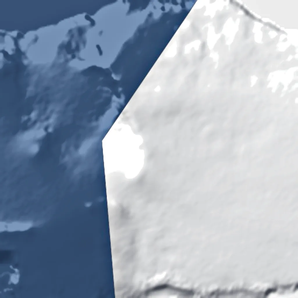 Bouvetinsel von oben gesehen (Sentinel-2)