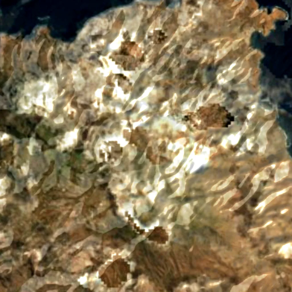 Ilha Brava visto de cima (Sentinel-2)