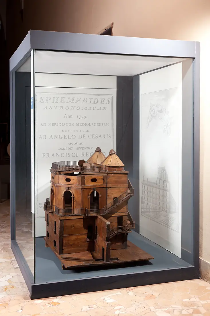 Modello osservatorio astronomico Brera Museo scienza e tecnologia Milano 001