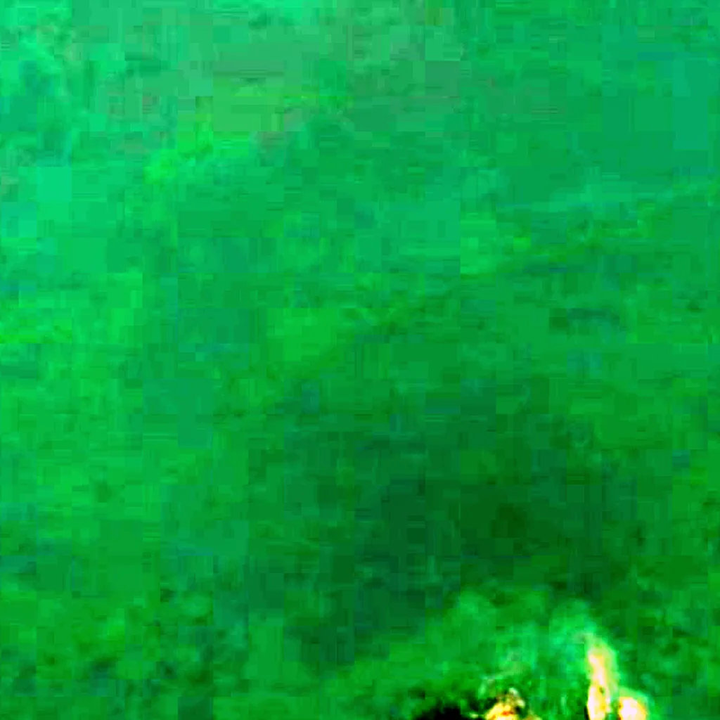 Lac de Cahora Bassa vu d'en haut (Sentinel-2)