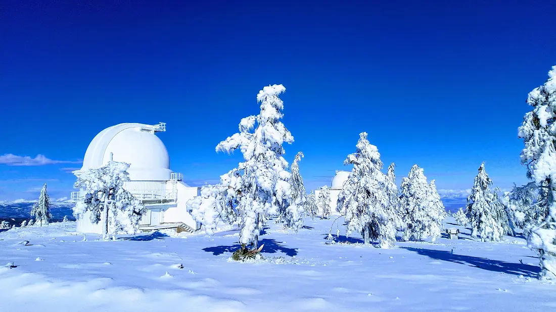 Observatorio de Calar Alto, en Gérgal (Almería)