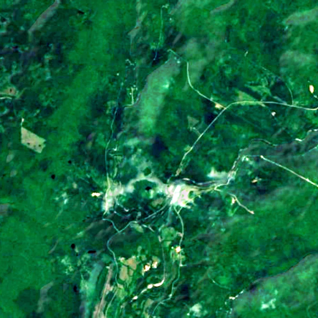 Cape Bretoneiland van boven gezien (Sentinel-2)