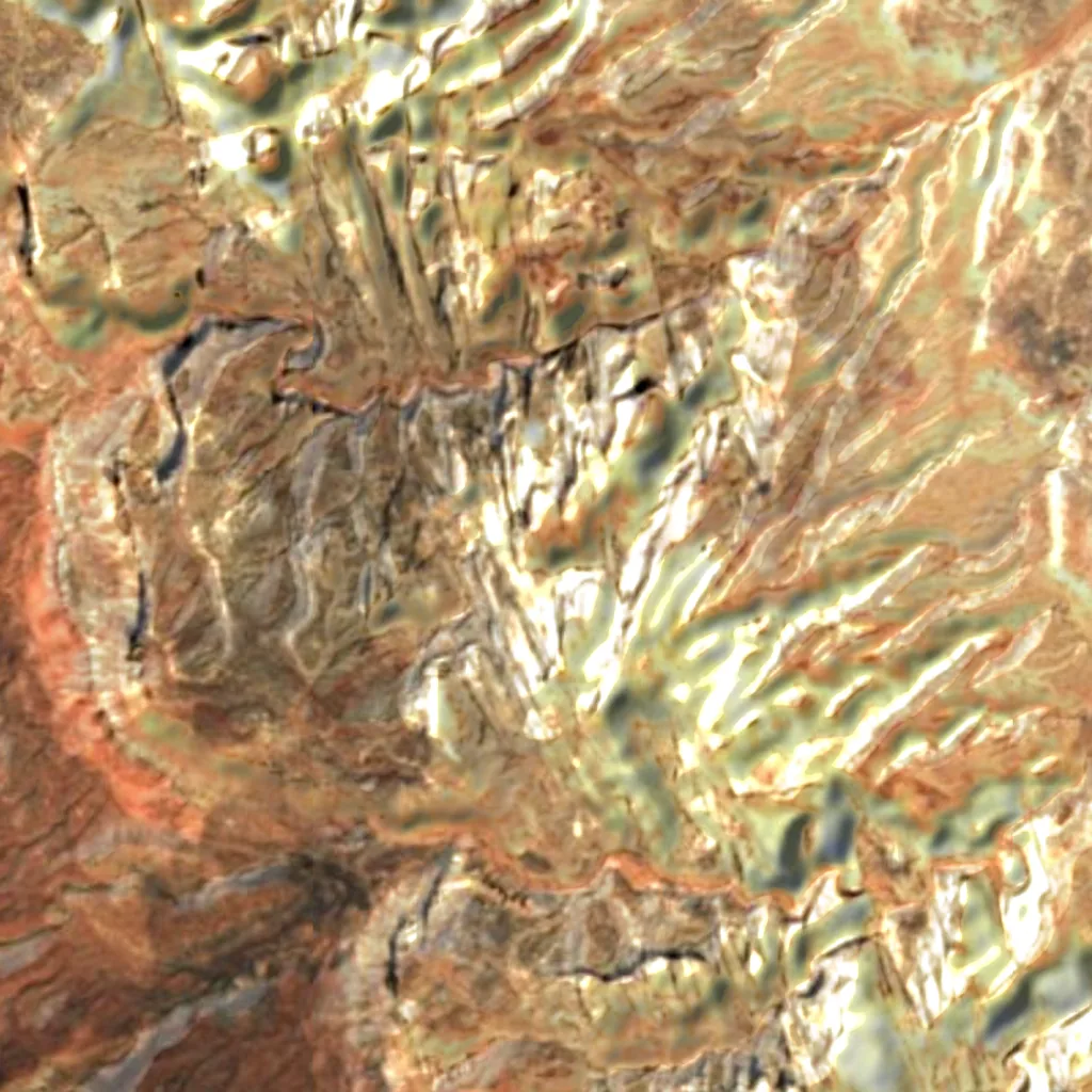 Capitol Reef National Park seen from above (Sentinel-2)