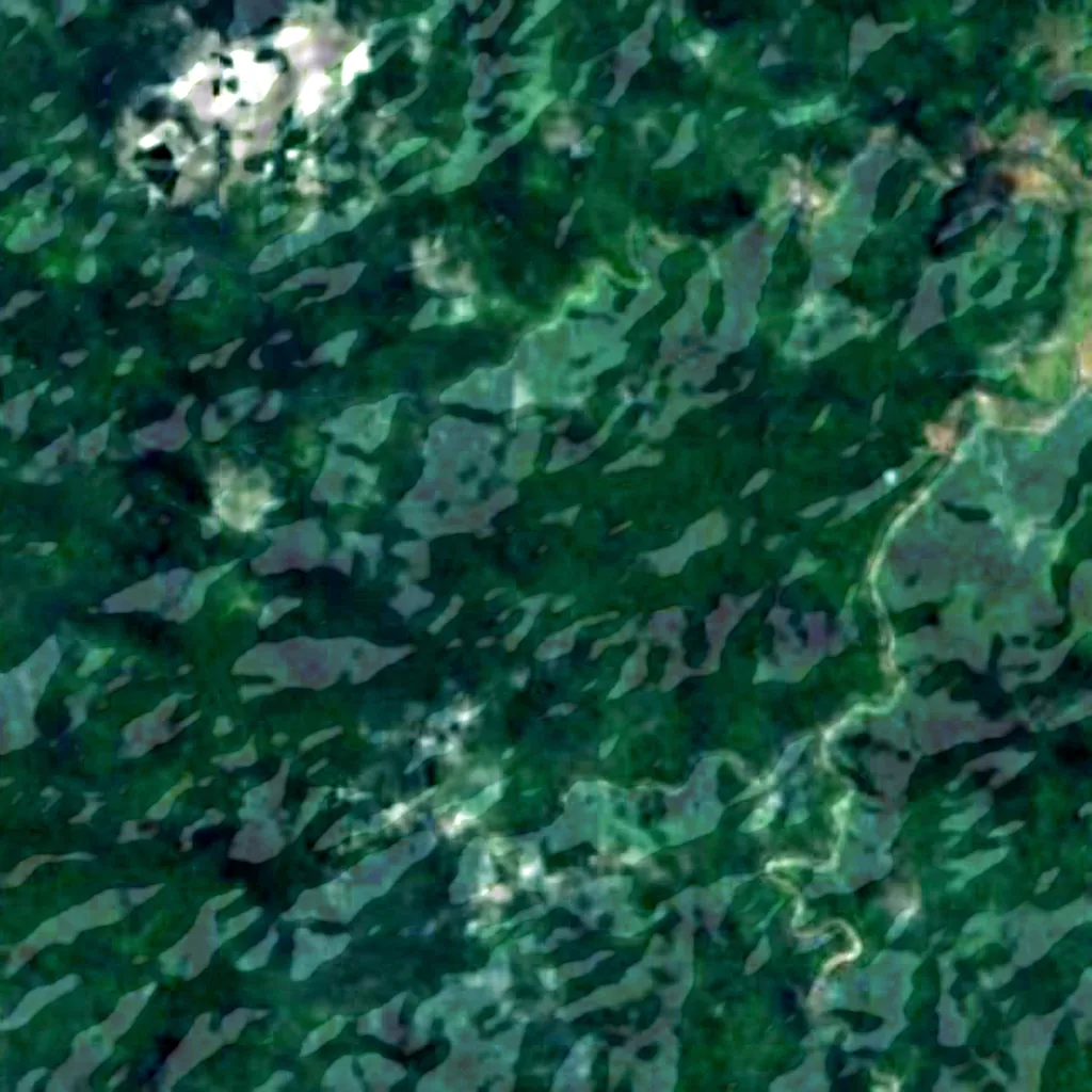 Catanduanes vu d'en haut (Sentinel-2)