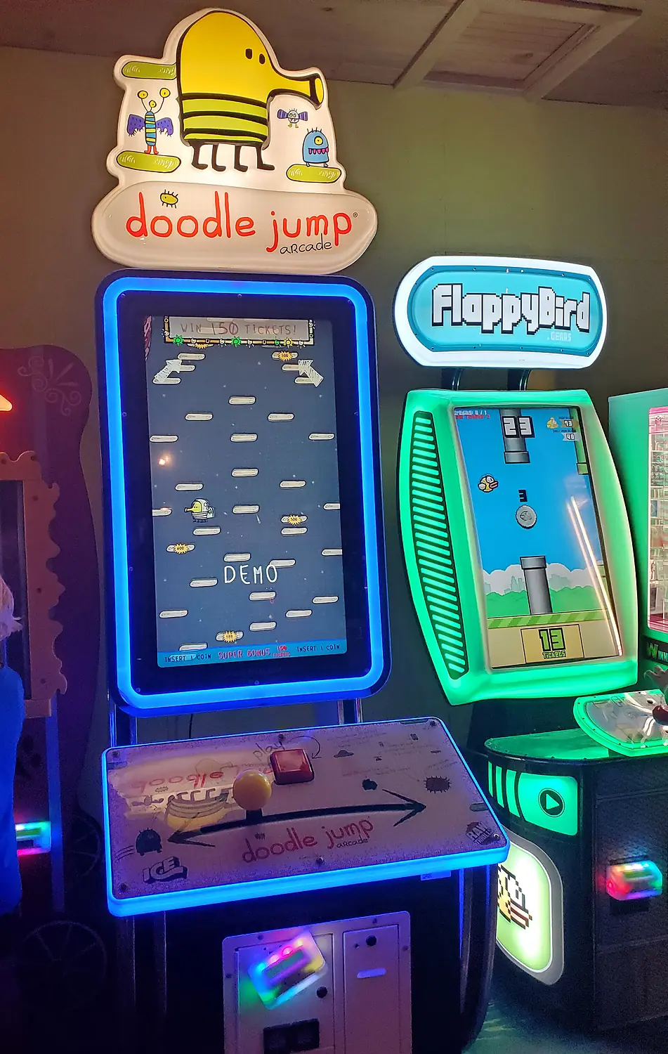 Arcade Game Doodle Jump in Prince Edward Island, Canada