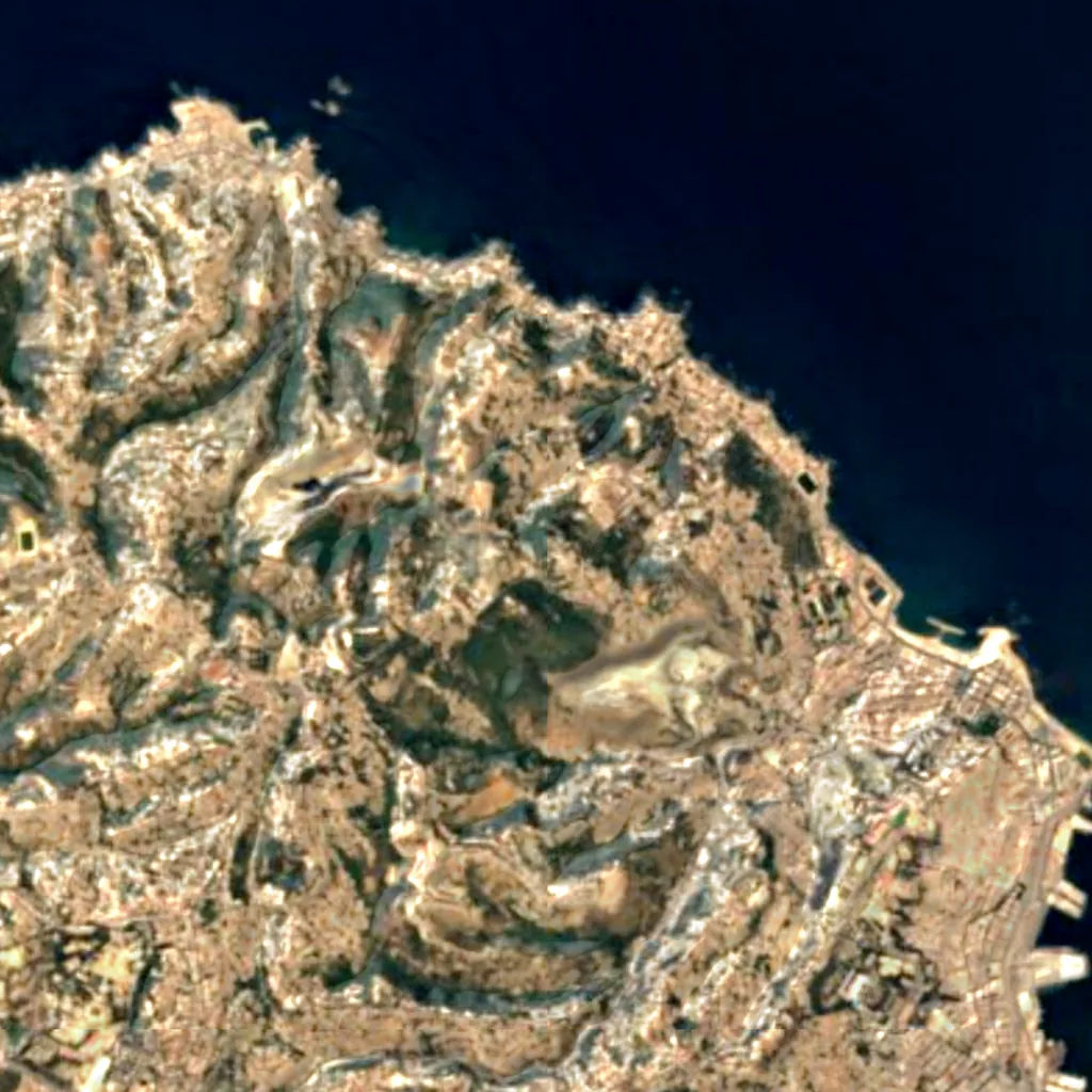 Center of Research in Astronomy, Astrophysics and Geophysics seen from above (Sentinel-2)