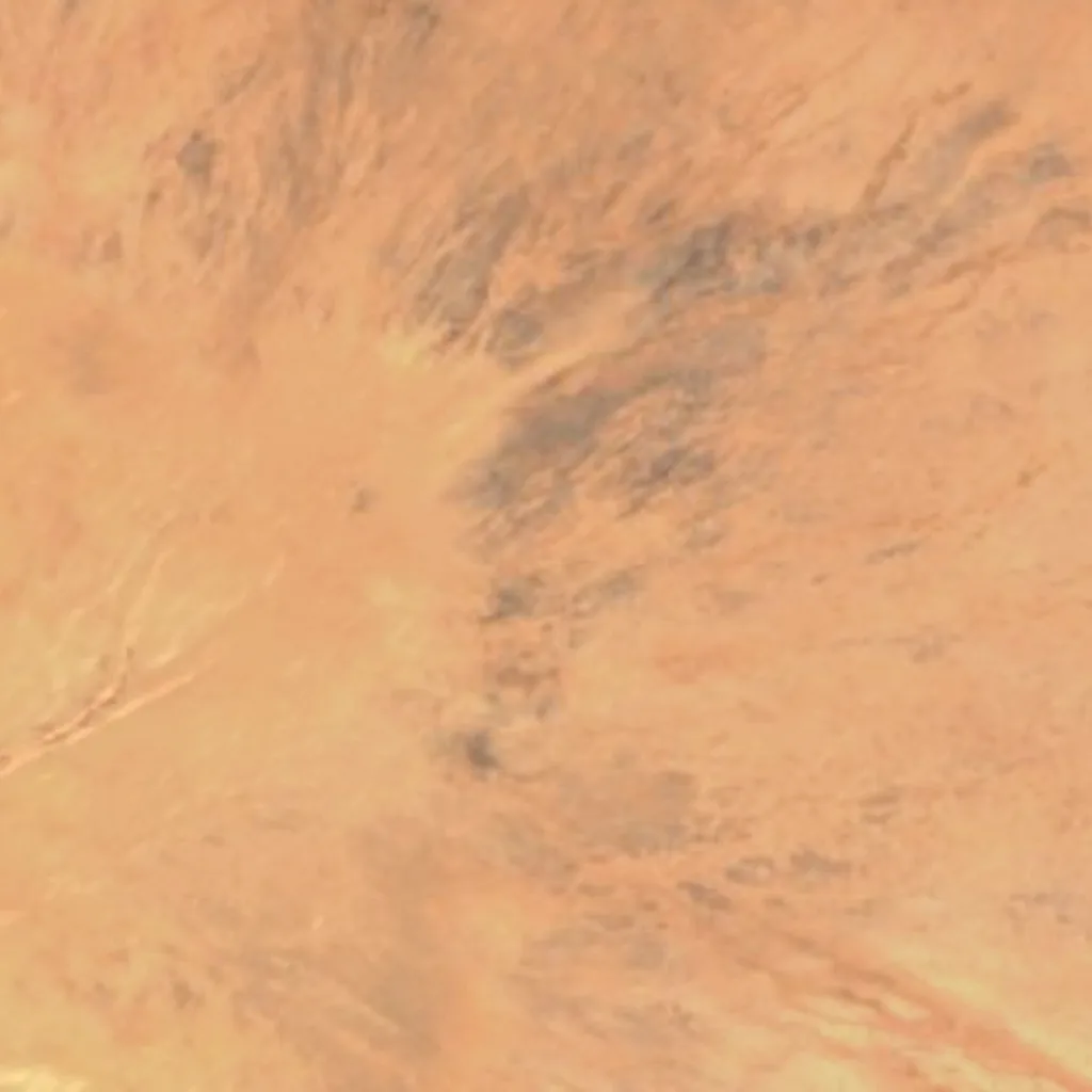 Chalbi Desert von oben gesehen (Sentinel-2)