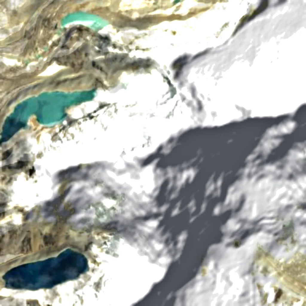 Chamlang von oben gesehen (Sentinel-2)