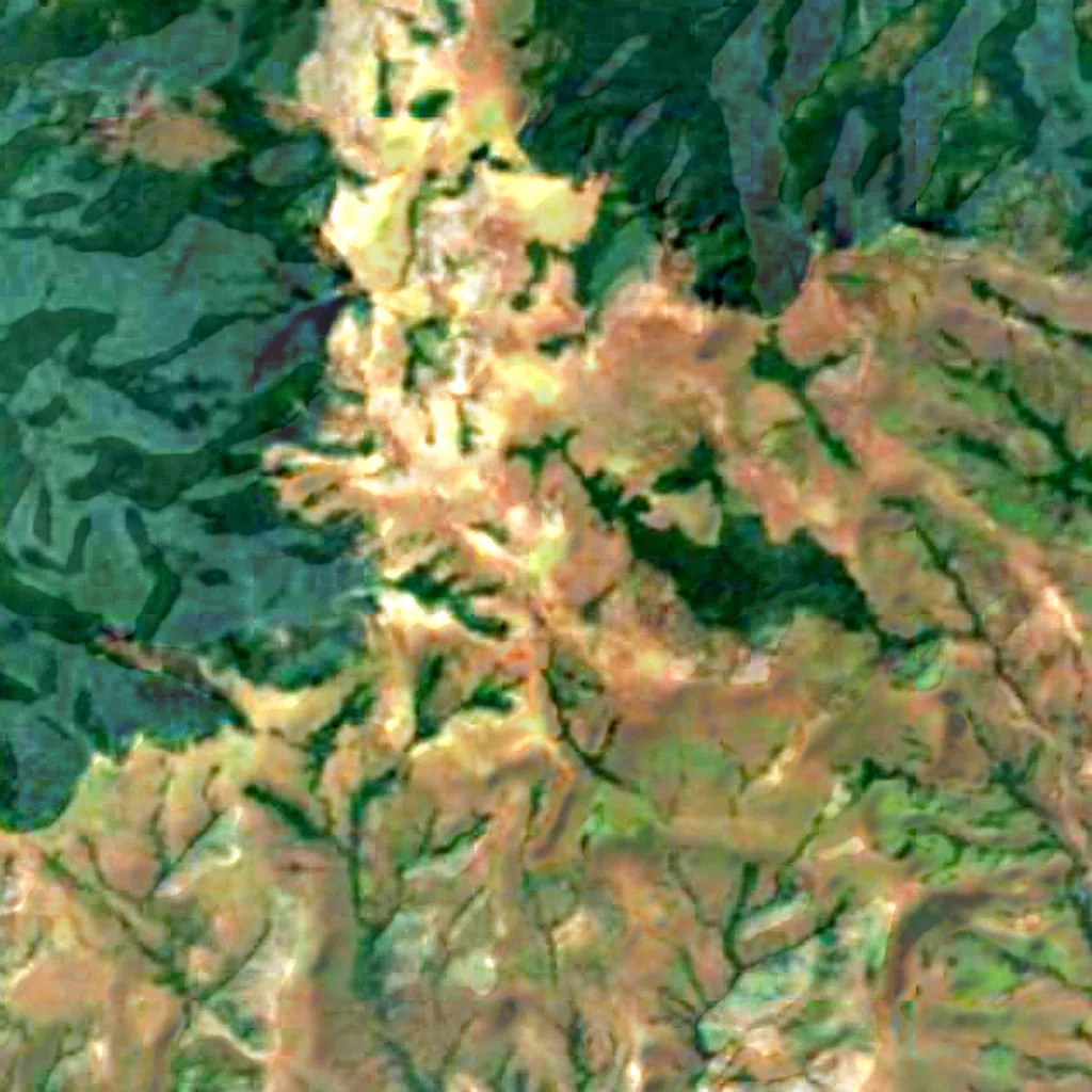 Chappal Waddi von oben gesehen (Sentinel-2)