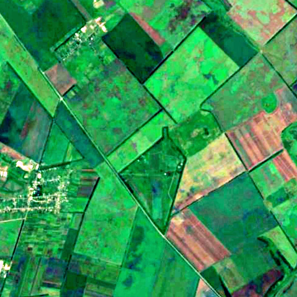 Chuguevskaya Station Observatory visto desde arriba (Sentinel-2)