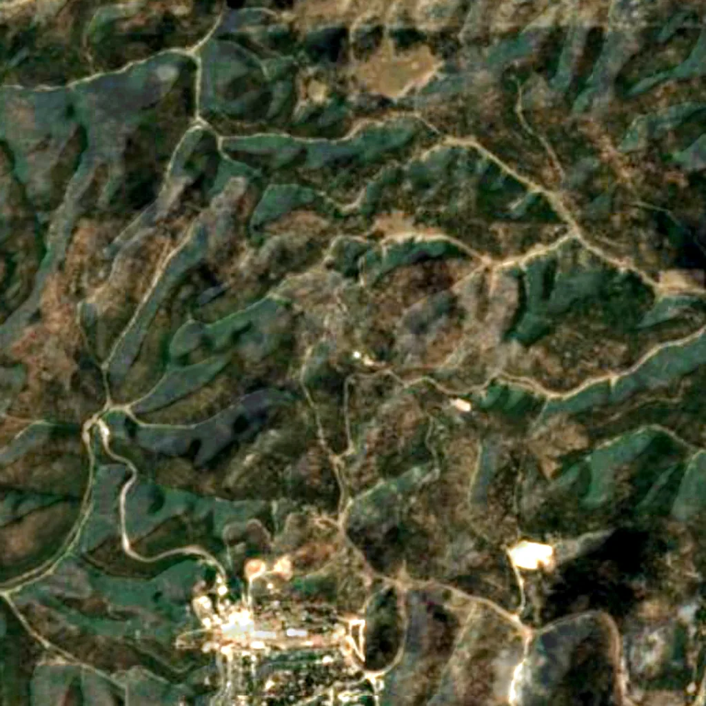 Cloudcroft Observatory vu d'en haut (Sentinel-2)
