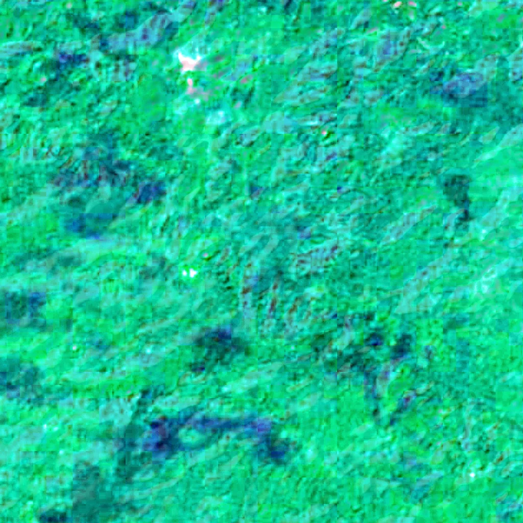 Nationalpark Coiba von oben gesehen (Sentinel-2)