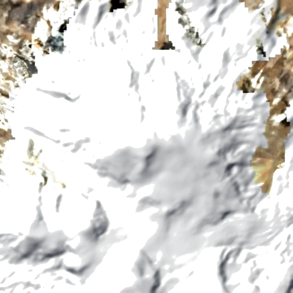 Coropuna visto dall'alto (Sentinel-2)