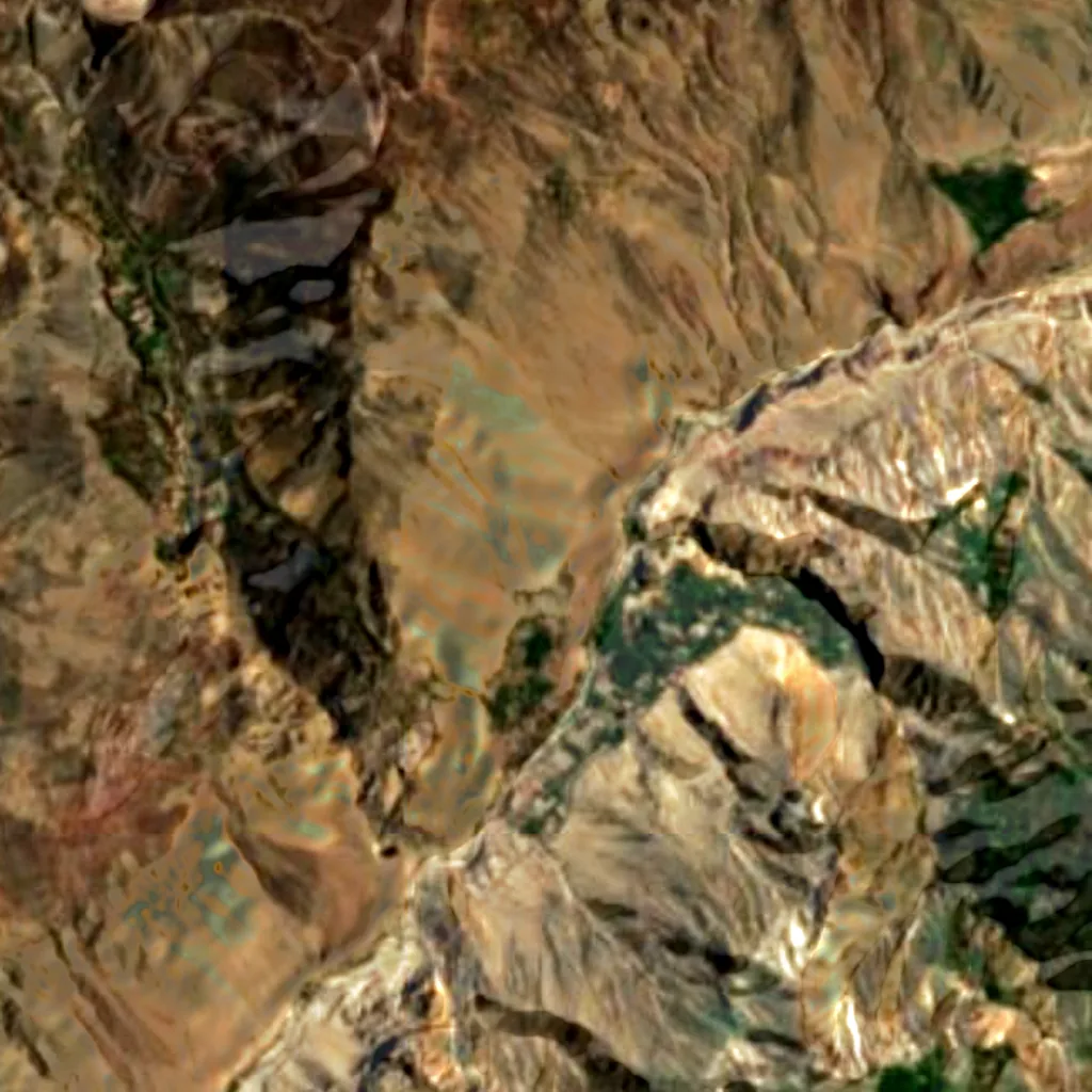 Cotuahusi canion seen from above (Sentinel-2)