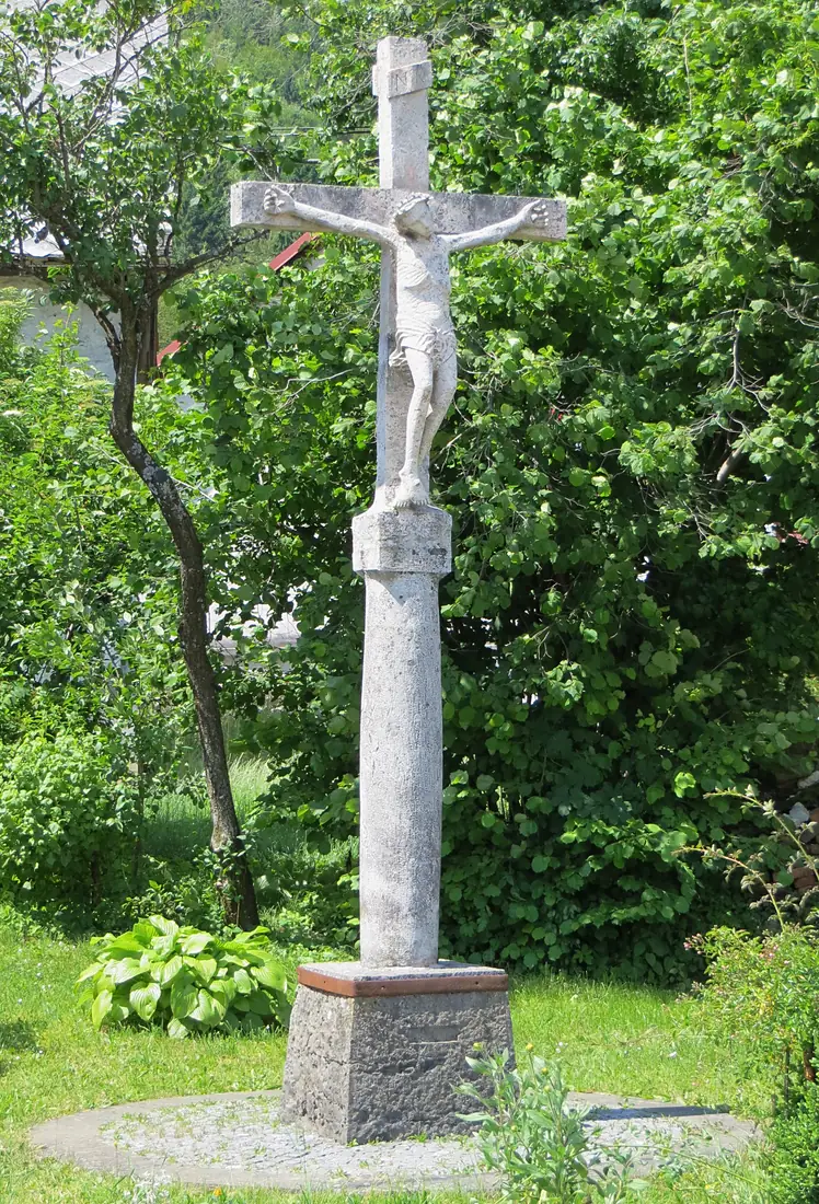 Crni Vrh Idrija Slovenia - crucifix shrine