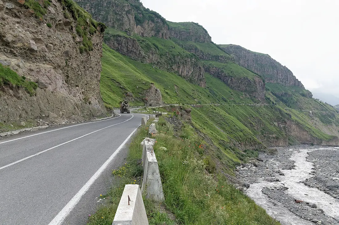 Darial Gorge, Terek River 2, Georgia