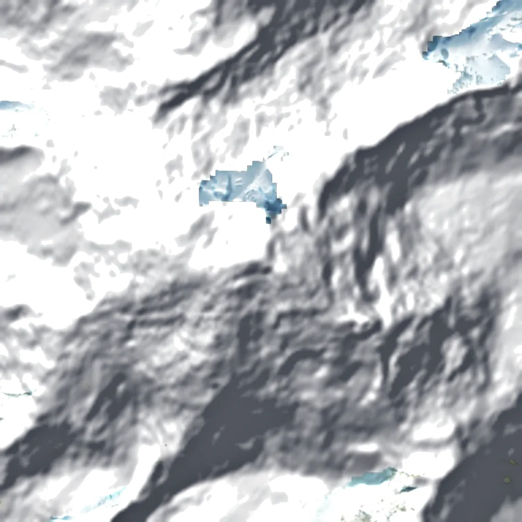 Mount Denali van boven gezien (Sentinel-2)