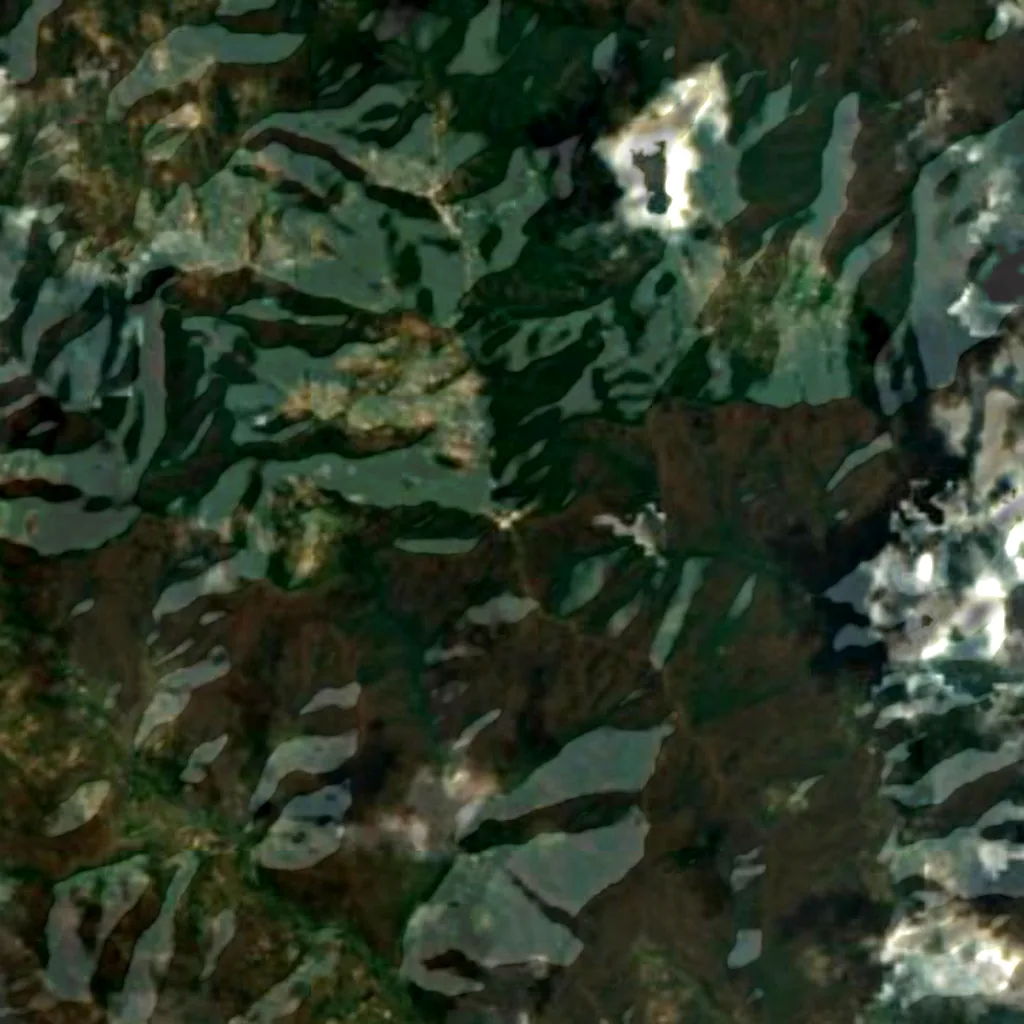 Devasthal Observatory visto desde arriba (Sentinel-2)