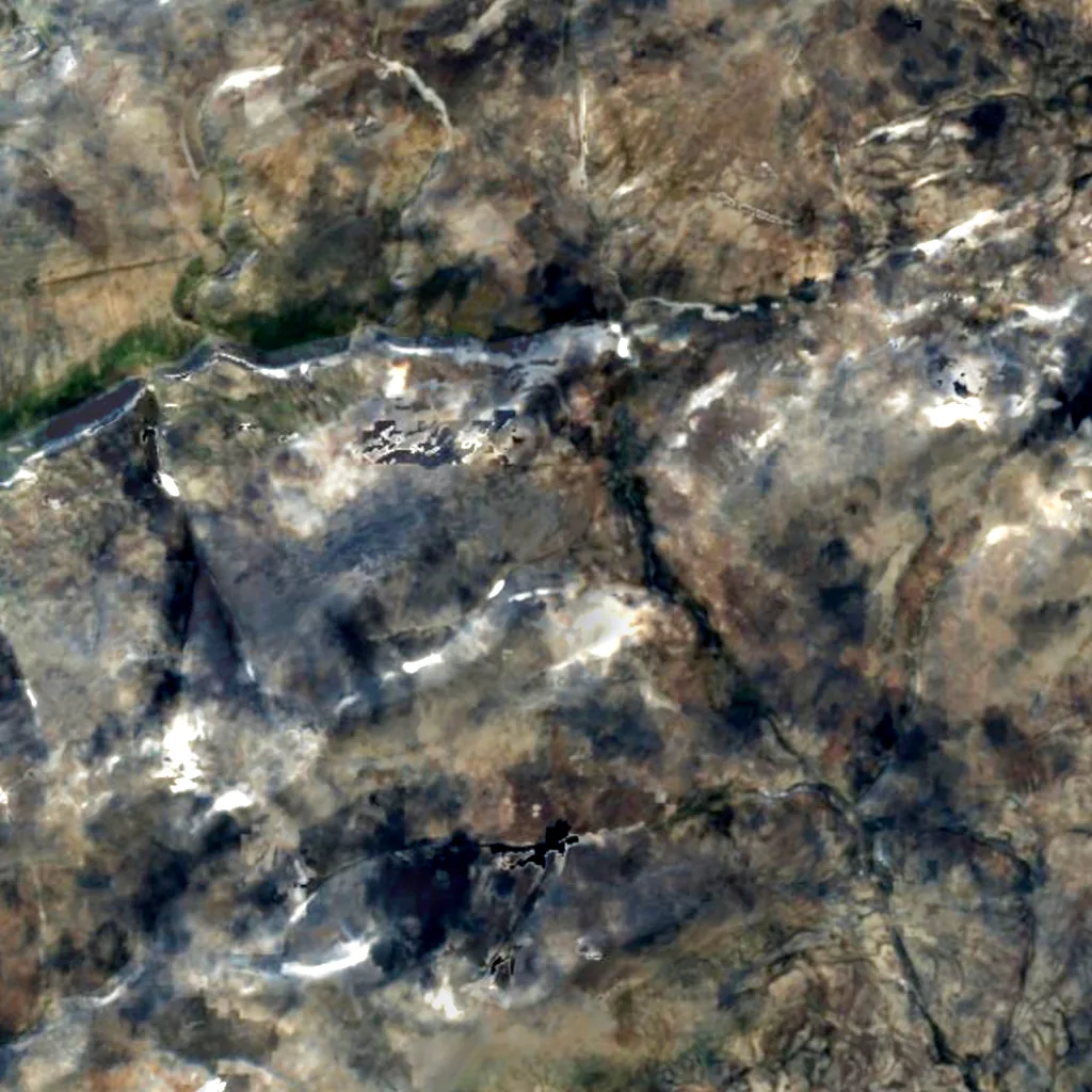 Dovrefjell seen from above (Sentinel-2)